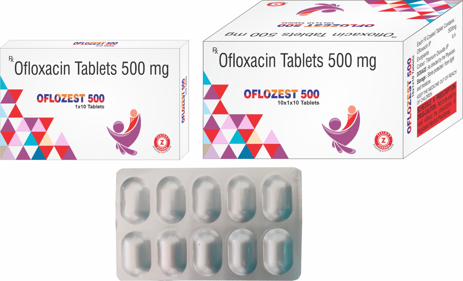 OFLOZEST 500 MG TABLET